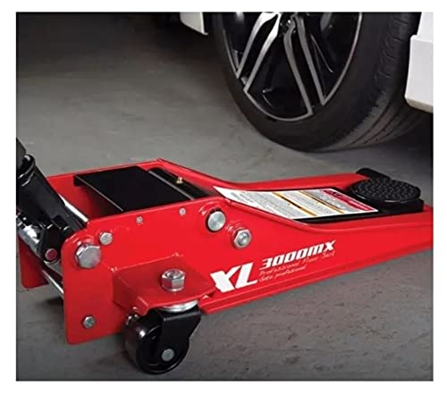 Arcan Professional Tools - Gato Hidráulico Reforzado De Patín 3 Toneladas Rojo Arcan