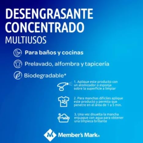 Desengrasante Member's Mark Concentrado 10 l