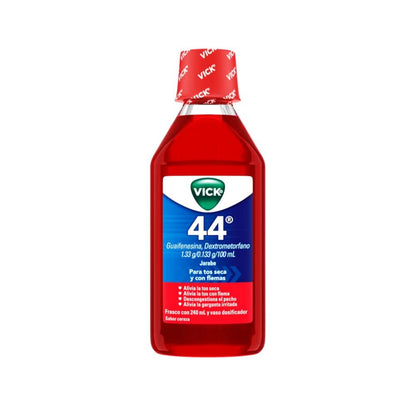 Vicks Jarabe para la tos Vick 44 Exp Infantil expectorante sabor Cereza 240 ml