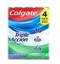 COLGATE, Triple Acción, 4 Pack de 150 ml c/u.
