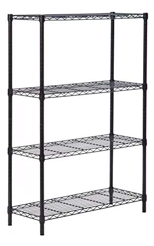 Member´s Mark - Estante 4 Repisas De Acero Negro Uso Comercial Oficina Casa