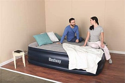 Bestway Colchon Inflable 2.03x1.52x.56cm Adulto Tritech Airbed Queen Built-in AC Pump