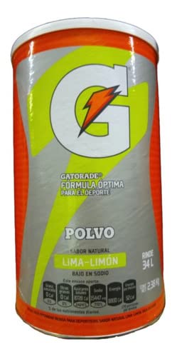 MARCA REAL Gatorade En Polvo Sabor Lima-limon De 2.38 Kg