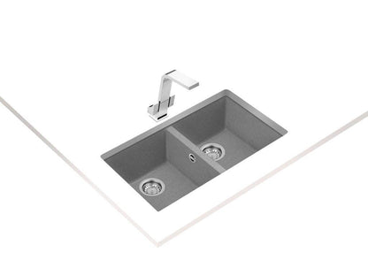 Fregadero Submontar Tegranite+ Teka SQUARE 760 TG SG Gris