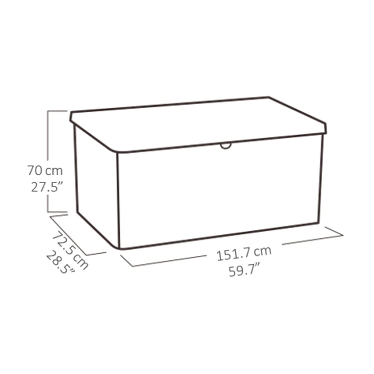 Keter - Keter Caja de cojín