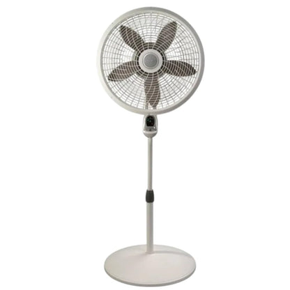 Lasko - ventilador de pedestal cyclone(45,72 cm, con control remoto,enfria poderosamente los espacios hogareños mas grandes,facil de usar)