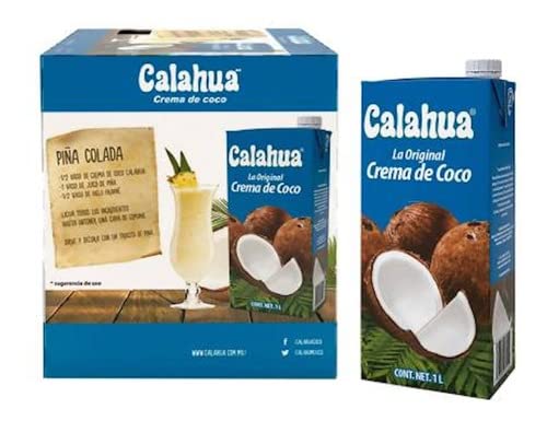 Crema De Coco Calahua 6 Pzas De 1 L C/u
