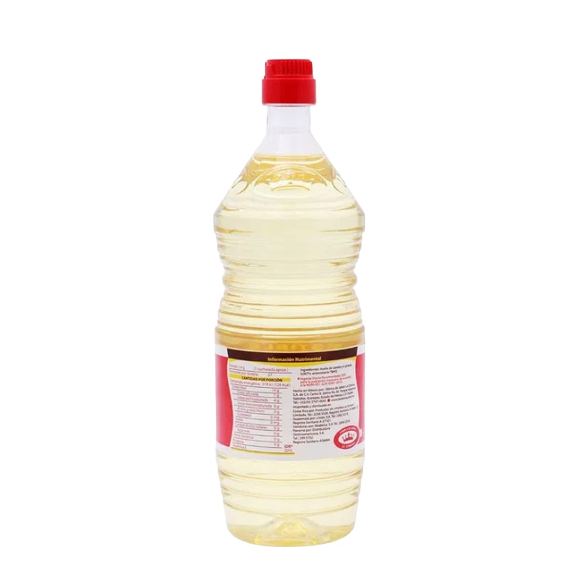 1-2-3 Aceite Vegetal Paquete de 5 piezas de 1 litro