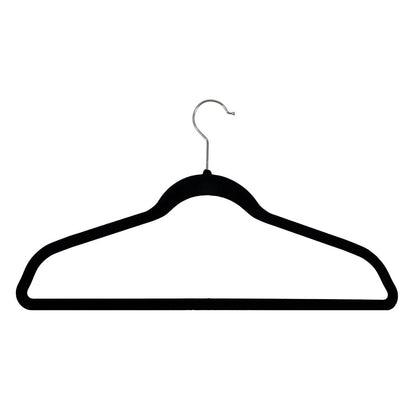 Cohesion Products LTD - Cohesion Ganchos de Ropa Terciopelo Color Negro