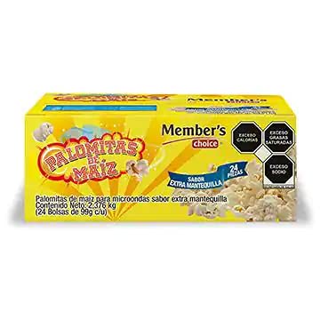 Members Choice - Members Choice - PALOMITAS EXTRA MANTEQUILLA 24 /99 GRAMOS