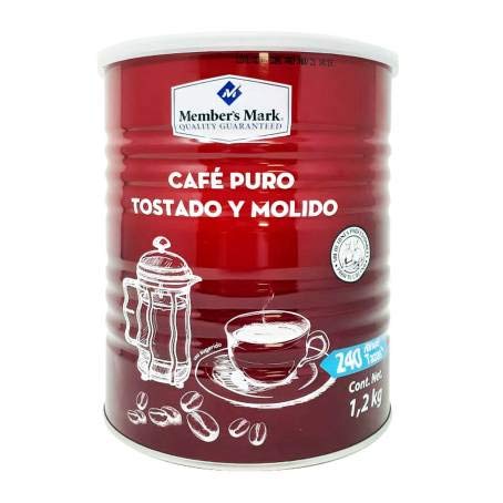 Member´s Mark Café puro. Tostado y molido. [Unknown Binding] Unknown