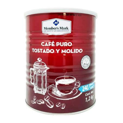 Member´s Mark Café puro. Tostado y molido. [Unknown Binding] Unknown