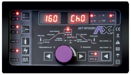 AXT-TAF202BV SOLDADORA TIG DE ALTA FRECUENCIA Y ELECTRODO/TIG HF 200A 110/220V