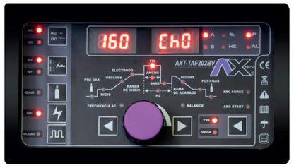 AXT-TAF202BV SOLDADORA TIG DE ALTA FRECUENCIA Y ELECTRODO/TIG HF 200A 110/220V