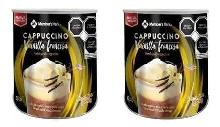 Café Capuchino Vainilla Francesa 2p. 1.8kg. C/u Member´s Mar