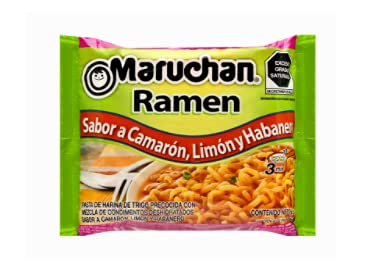 Maruchan Ramen Camarón, Limón y Habanero (24 pack) – Maruchan Ramen sabor a Camarón, Limón y Habanero 85gr (2.04 kg)