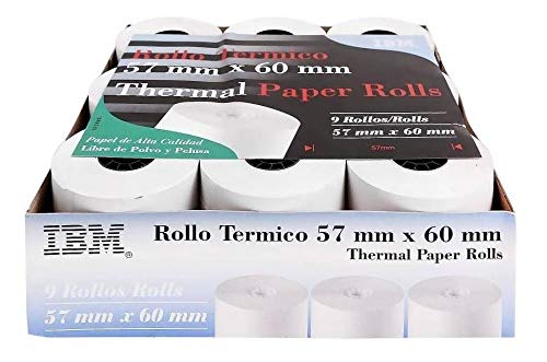IBM - IBM Rollo térmico 57X60 mm Libre de Polvo y Pelusa