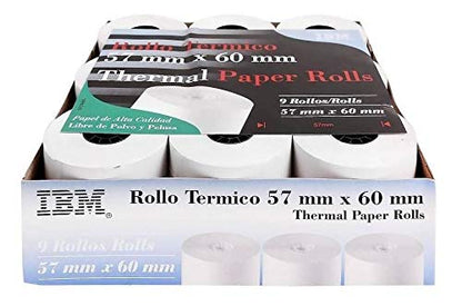 IBM - IBM Rollo térmico 57X60 mm Libre de Polvo y Pelusa
