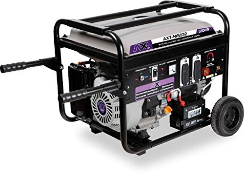 Ax Tech - Ax Tech AXT-MS232 Motosoldadora, 5000 W, 15 Hp, 120 V, 50-230 Amp