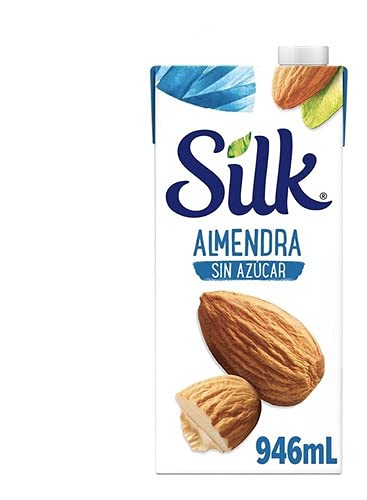 MARCA REAL - Silk Bebida De Almendra Sin Azúcar 6 De 946ml Leche