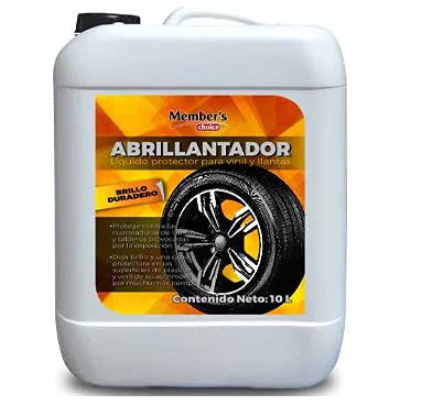 Members Choice - Protector y Abrillantador de viniles y llantas 10L