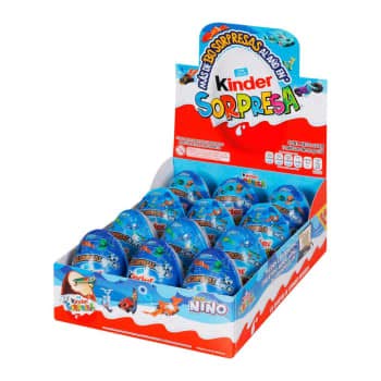 LNEE Kinder - Kinder Sorpresa para NIÑO - 12 Piezas