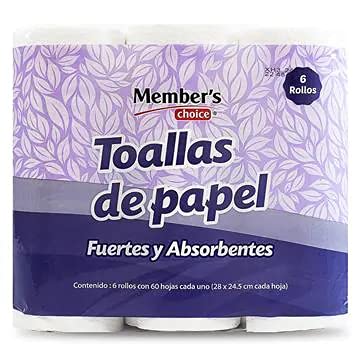 Members Choice - Members Choice - Servitoalla Premium 6/60 Hojas