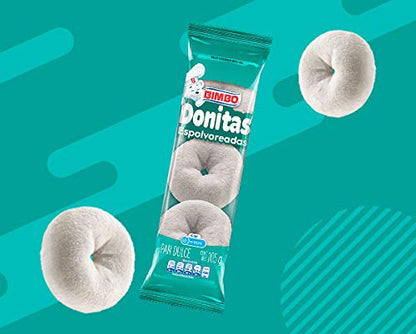 Bimbo Donitas Espolvoreadas azúcar glass (5 bolsas)