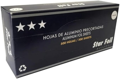 1000 Hojas De Aluminio Recortadas Star Foil Premium
