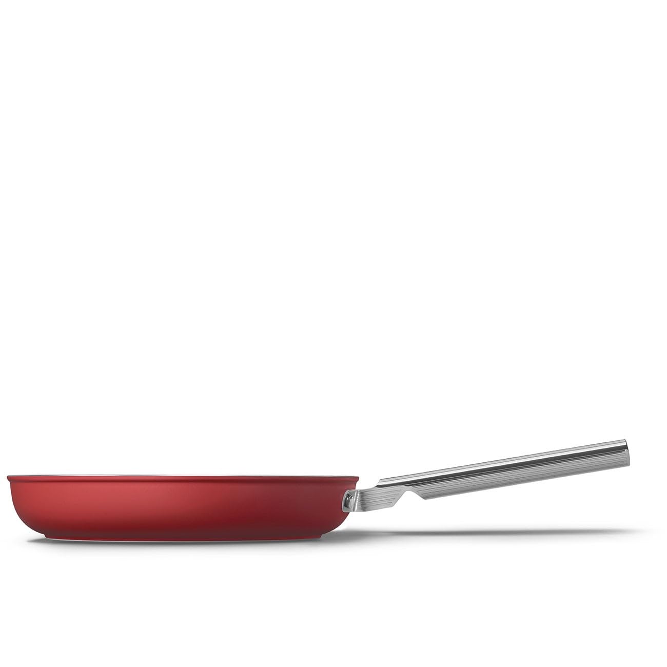 Smeg CKFF2801RDM Sartén 28 cm, color rojo, antiadherente, aluminio, base patentada
