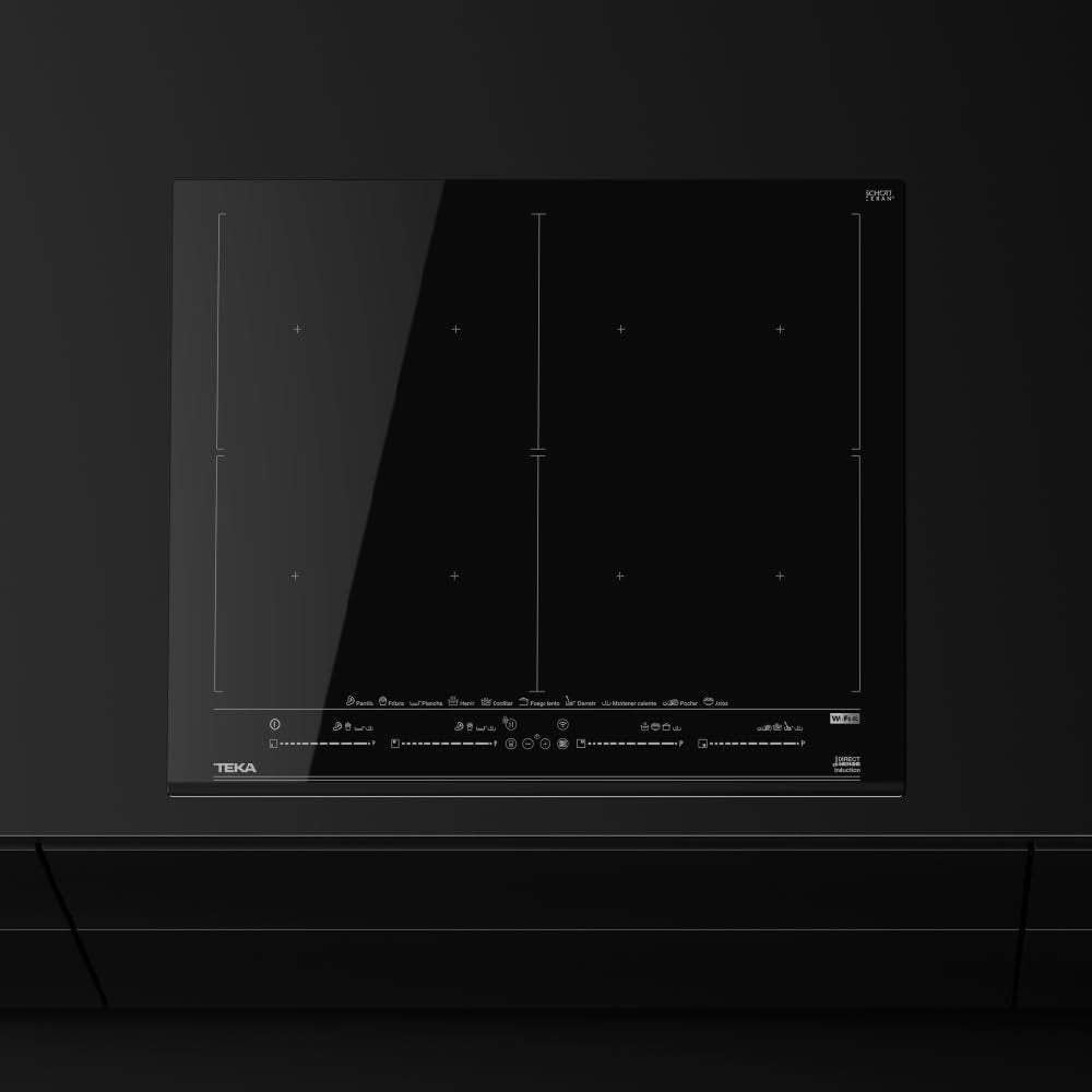 Teka Parrilla Eléctrica Vitrocerámica Empotre IZF 99770 MST BK de 90 cm Negro