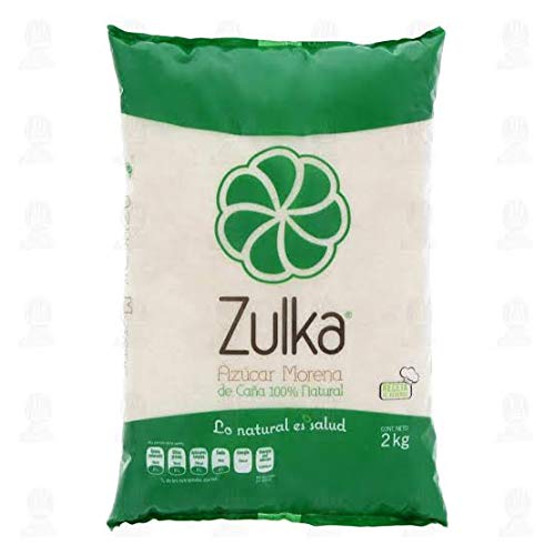 Azúcar Morena Zulka 2kg, 100% Azúcar de caña