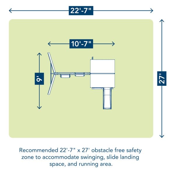 KidKraft - Set de Columpio de Madera para jardín de jardín Grande