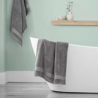 Purely Indulgent Juego de toallas de 4 piezas de algodón egipcio 100 % incluye: 2 toallas de mano (16 pulgadas de ancho x 30 pulgadas de largo), 2 paños de lavado (13 pulgadas de ancho x 13 pulgadas