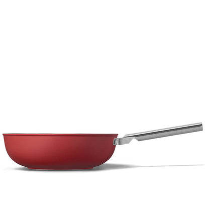 Smeg Cookware Rojo Wok de 12 pulgadas