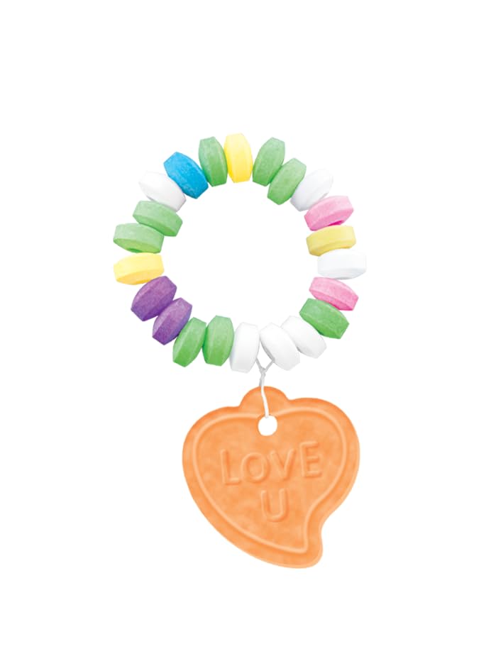 Brazalete 48 piezas, Dulce Comprimido Sabor Frutales en forma de pulseras, Las Delicias.