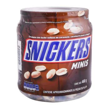 Snickers - CHOCOLATE SNICKERS MINIS PAQUETE CON 52 PIEZAS