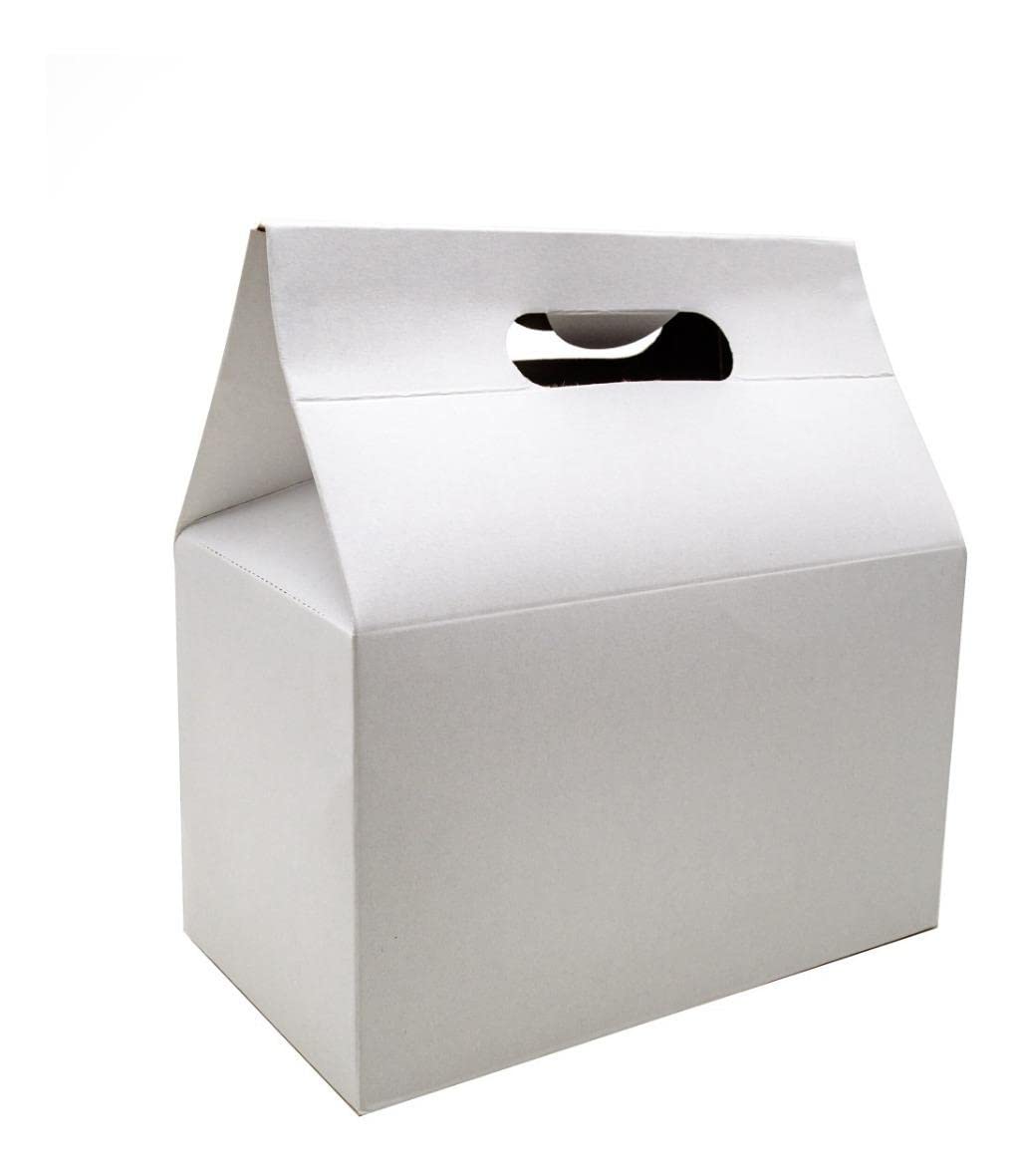 em-pack - 50 Cajas De Cartón Box Lunch 22.5x12.5x14 Mod. 18005