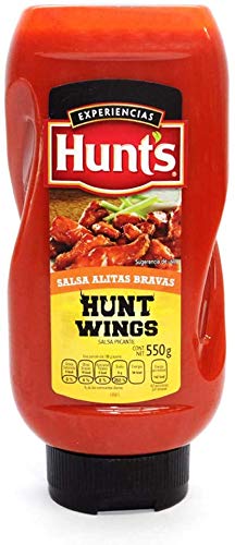 DUO HUNT´S Salsa Barbecue de 620g y Salsa para Alitas Bravas de 550g.