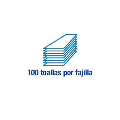 Kimberly Clark Professional - Toalla Interdoblada para Manos Sanitas, Caja con 20 Fajillas de 100 Toallas, con Grabado, Kimberly Clark Professional.