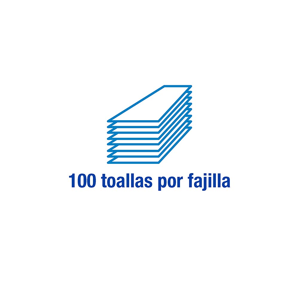 Kimberly-Clark Toalla Interdoblada para Manos Sanitas, Caja con 20 Fajillas de 100 Toallas, con Grabado, Professional