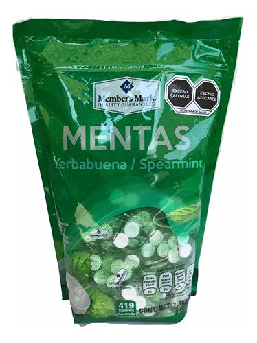 Mentas. Yerbabuena. 419 sobres con dos pastillas cada una.
