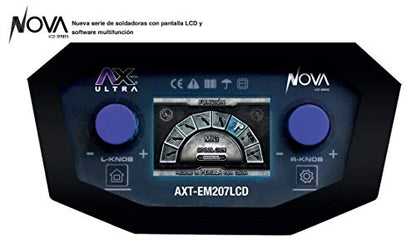 AXT - AXT-EM207LCD 3 EN 1, SOLDADORA INVERSOR PARA MICROALAMBRE, ELECTRODO Y TIG LIFT, BIVOLTAJE 200A