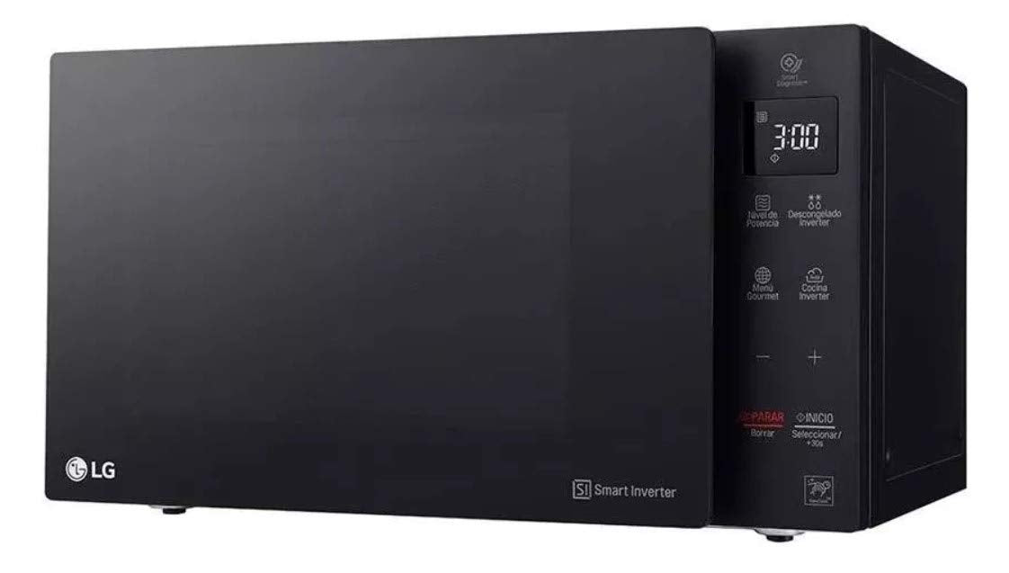 LG - LG Horno De Microondas 1.5 Pies Smart Inverter, negro