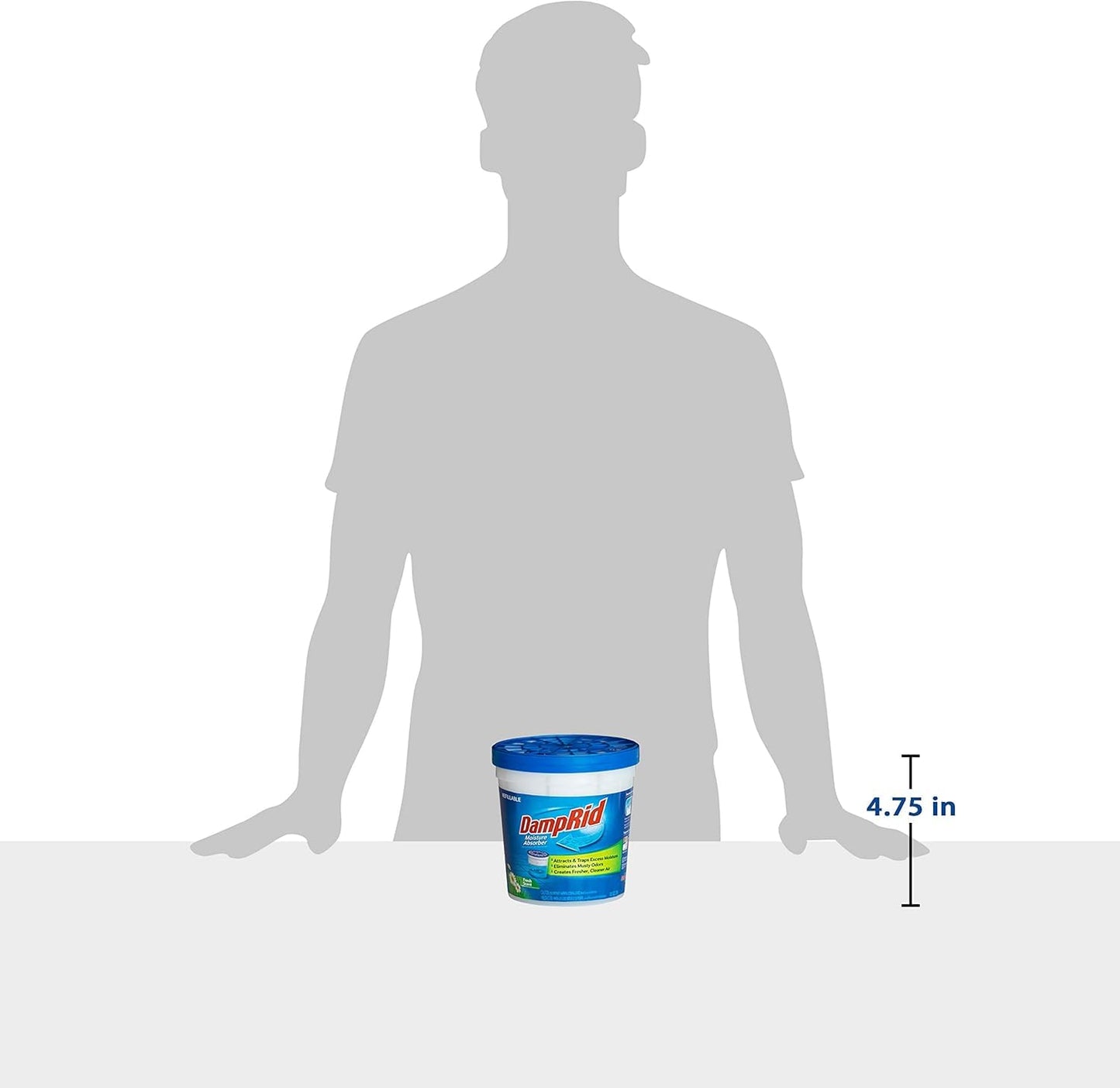 DampRid Absorbente de Humedad Aroma Fresco 11 oz