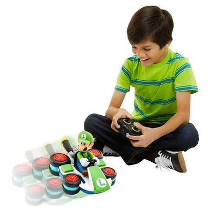 Mario Carrera Kart Set Mario y Luigi Anti-Gravity Mini Radio Control