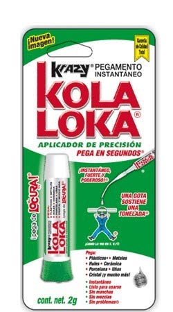 Kolaloka - Pegamento Instantaneo Kolaloka K-1 Verde 2 Gms. C/10