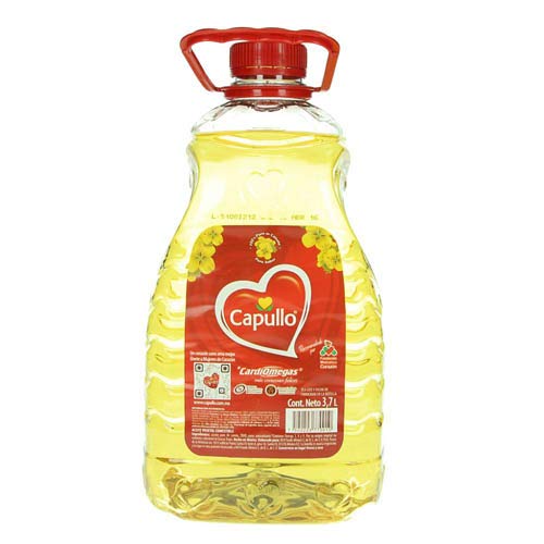 Capullo - Capullo Aceite Vegetal Con Canola Galón - 3.7 L