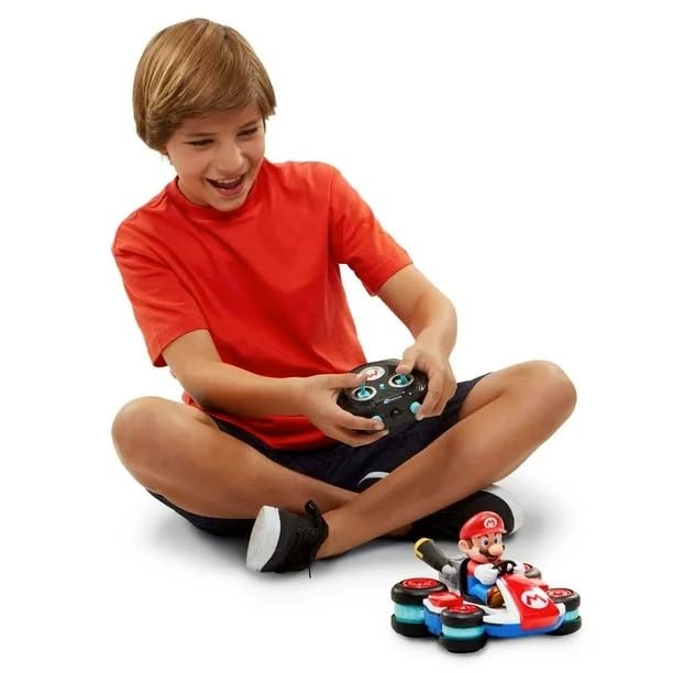 Mario Carrera Kart Set Mario y Luigi Anti-Gravity Mini Radio Control