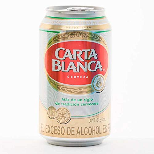 Carta Blanca - Cerveza Carta Blanca Lata - Caja con 4 Six Packs de 355 ml